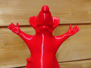 Punish the rat christmas tree star table decoration 3D Print Model