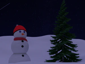 new year night 3D Model