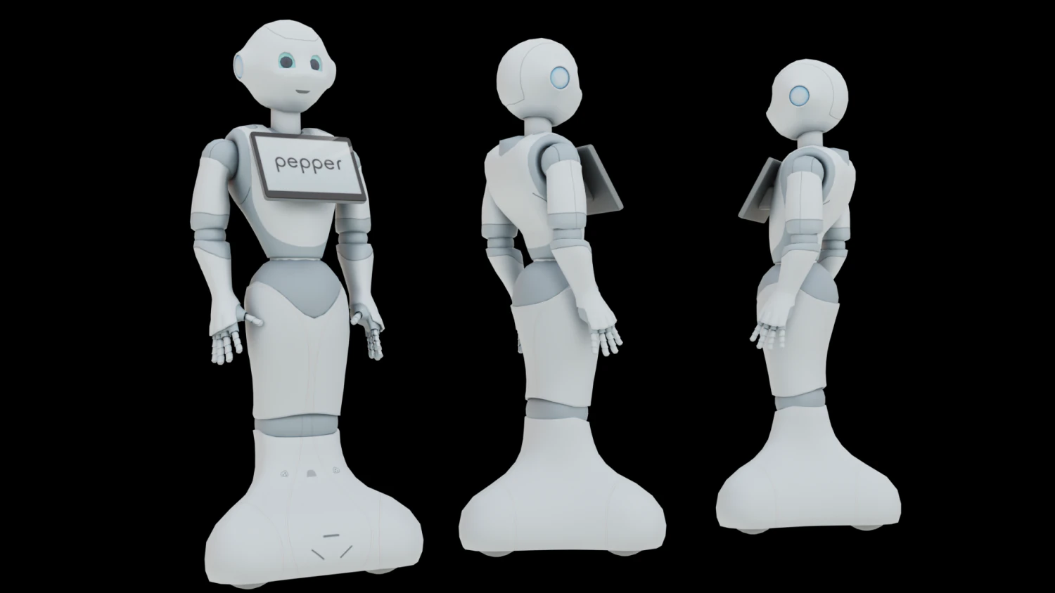 pepper robo 3D Model .c4d .max .obj .3ds .fbx .stl .blend
