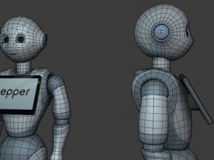 pepper robo 3D 모델