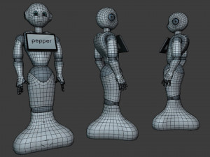 pepper robo 3D 모델