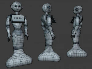 pepper robo 3D Model