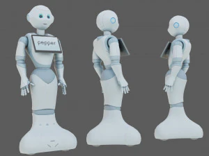 pepper robo 3D Model
