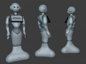 pepper robo 3D 모델