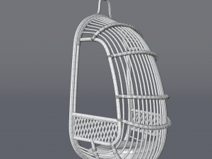 bamboo swing chair 3D Model