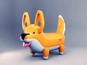 ROBO DOG 3D Model