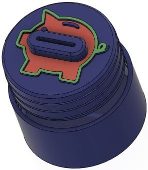 piggybank 3Dプリントモデル .c4d .max .obj .3ds .fbx .stl .blend 