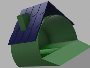 casa do caracol Modelo de Impressão 3D