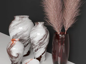 conjunto de decoraci&oacute;n03 Modelo 3D