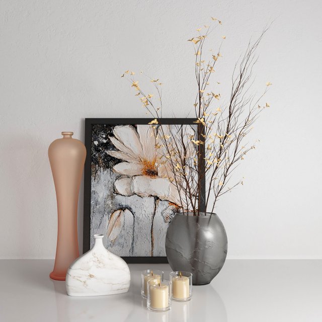 decor set01 3D मॉडल .c4d .max .obj .3ds .fbx .stl .blend