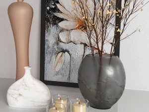 conjunto de decoraci&oacute;n01 Modelo 3D