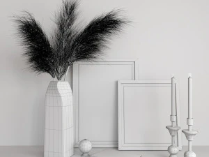 conjunto de decoraci&oacute;n05 Modelo 3D