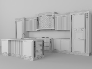 kitchen-set-01 Modelo 3D