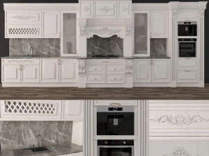 kitchen-set-02 Model 3D