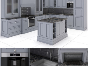 kitchen-set-05 Modelo 3D