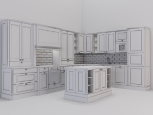 kitchen-set-05 3D 模型