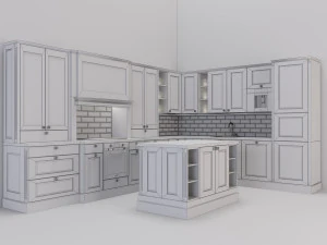 kitchen-set-05 3D Model