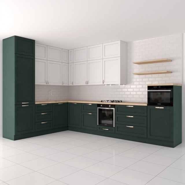 kitchen-set-013 3D Model .c4d .max .obj .3ds .fbx .stl .blend 