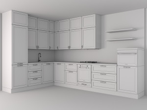 kitchen-set-013 3D Model