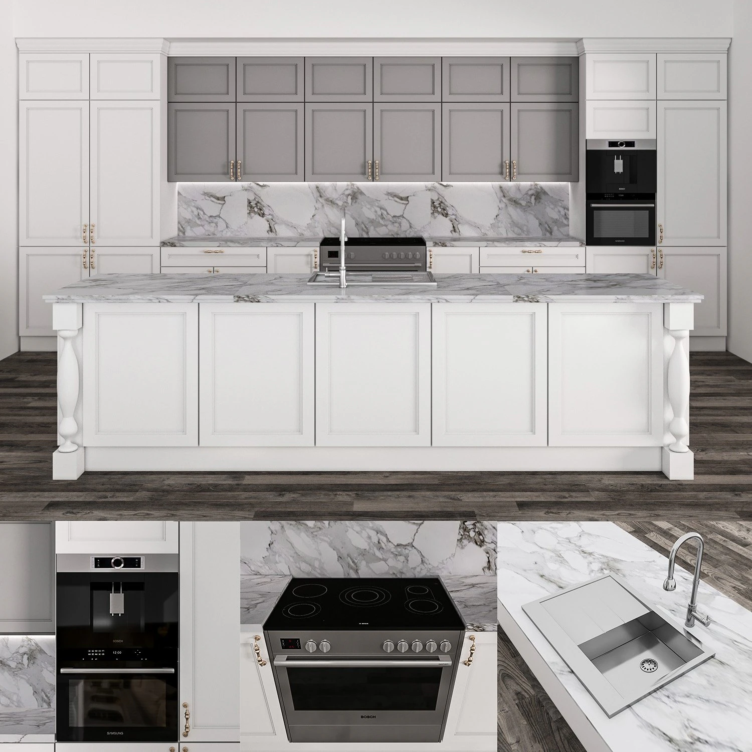 juego-de-cocina-04 Modelo 3D .c4d .max .obj .3ds .fbx .stl .blend 