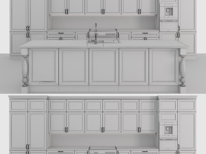 kitchen-set-04 3D 모델
