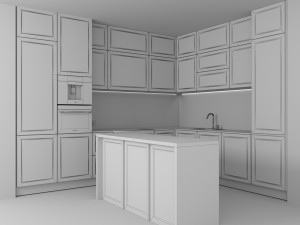 kitchen-set-016 Model 3D