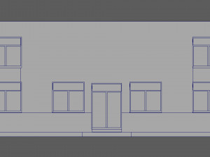 school low poly - game ready 3Dモデル