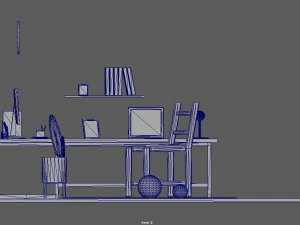 cartoon room assets 3Dモデル