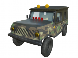 military jeep model Modelo 3D