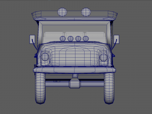 military jeep model Modelo 3D