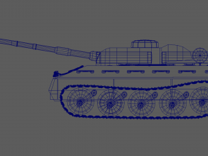 panzer heavy tank 3D मॉडल