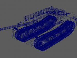 panzer heavy tank 3D मॉडल