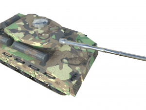 panzer heavy tank 3D मॉडल