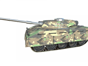 panzer heavy tank 3D मॉडल