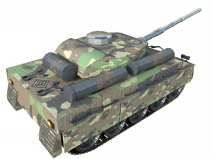 panzer heavy tank 3D मॉडल