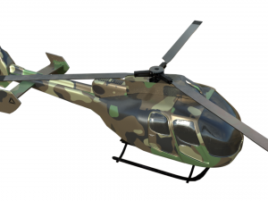 helicopter military Model 3D