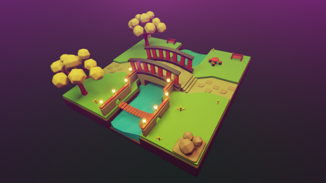 illustrator 3d enviornment 3D 모델 .c4d .max .obj .3ds .fbx .stl .blend 