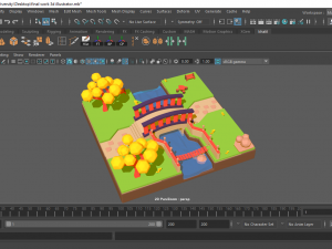 illustrator 3d enviornment 3D 모델