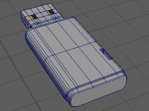 usb flash drive 3D Model