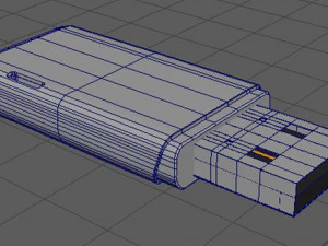 usb flash drive 3D Model