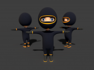 bomber man 3D मॉडल