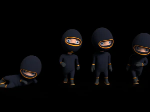 bomber man 3D Model