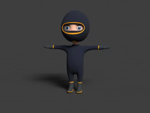 bomber man 3D Model