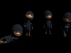 bomber man 3D मॉडल