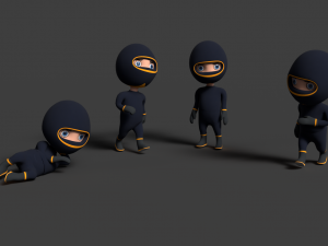 bomber man 3D मॉडल