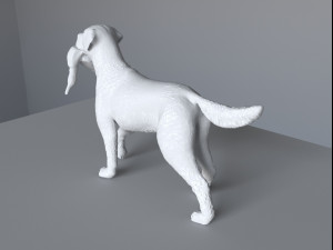 Labrador figure for 3d print 3D-Druckmodell