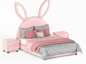 rabbit bed 3D Модель