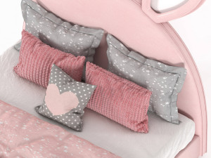 rabbit bed Modelo 3D