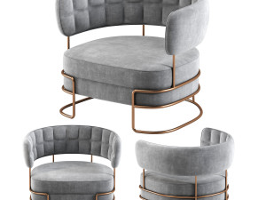 madison armchair 3D Model