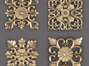 decorative ornament vol 01 3D Model